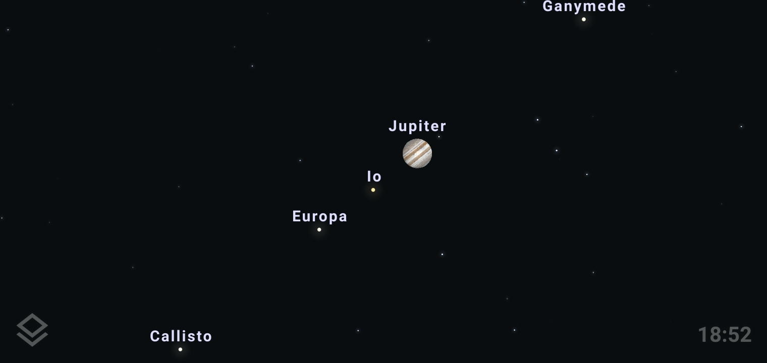 jupiter and its 63 moons